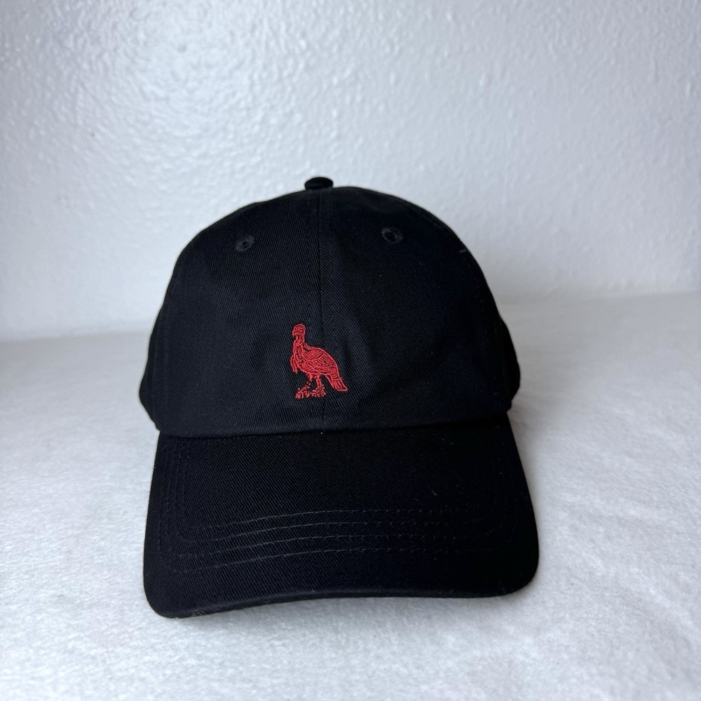Wild Turkey‎ Bourbon Whiskey Hat Strapback Cap Black Red Logo Cotton Adjustable